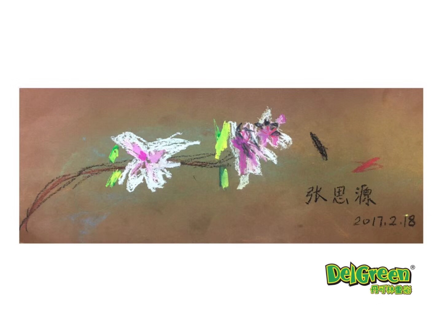 重彩油畫棒作品分享