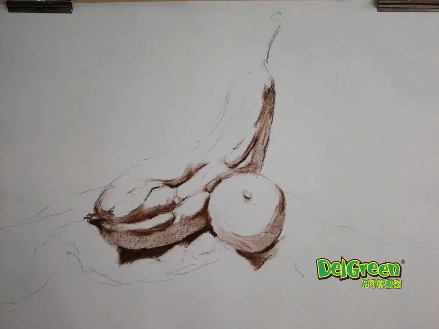 重彩油畫棒靜物寫生作品