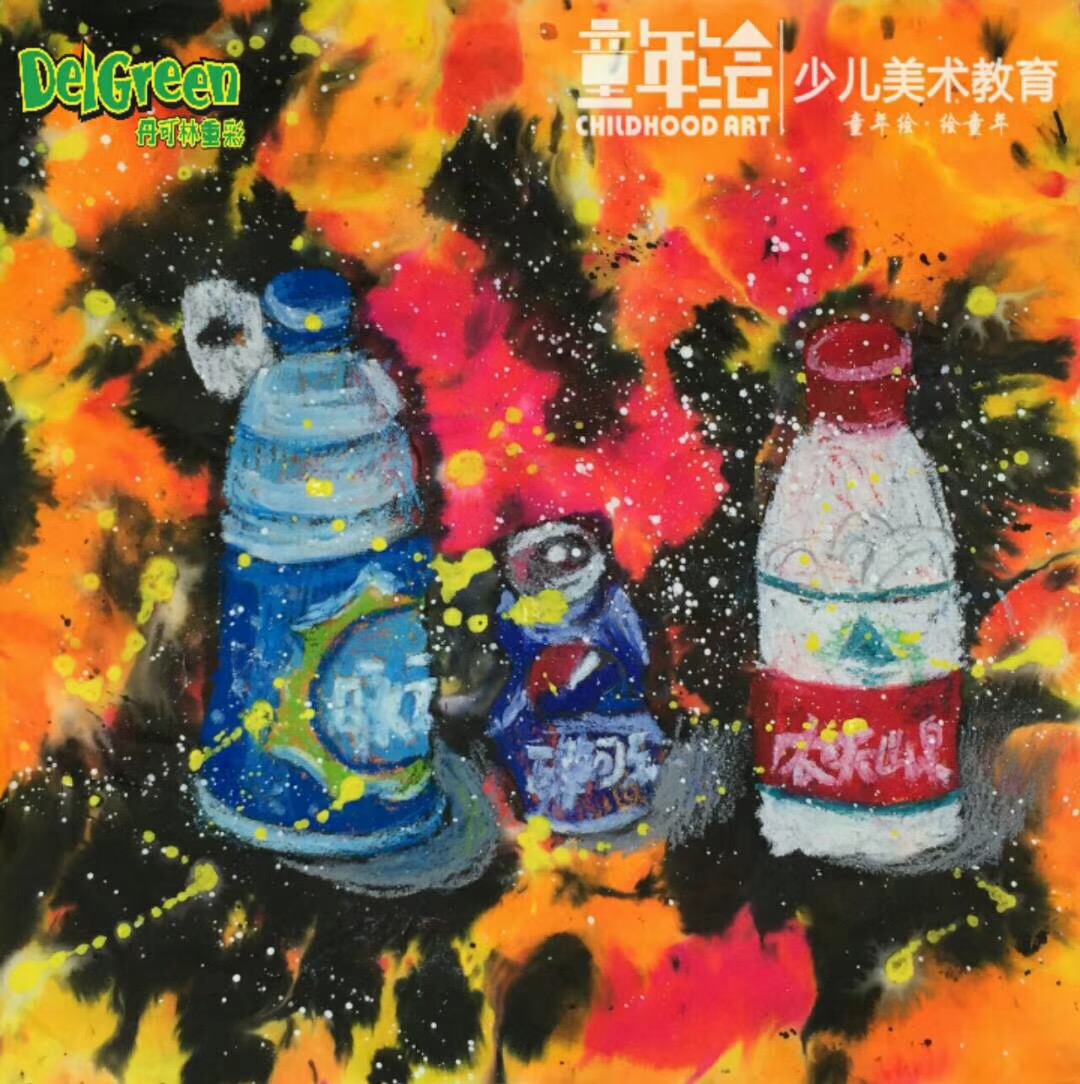 重彩油畫棒作品__瓶瓶罐罐（3）