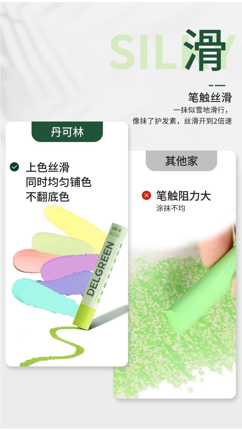 丹可林專業(yè)級超軟重彩油畫棒