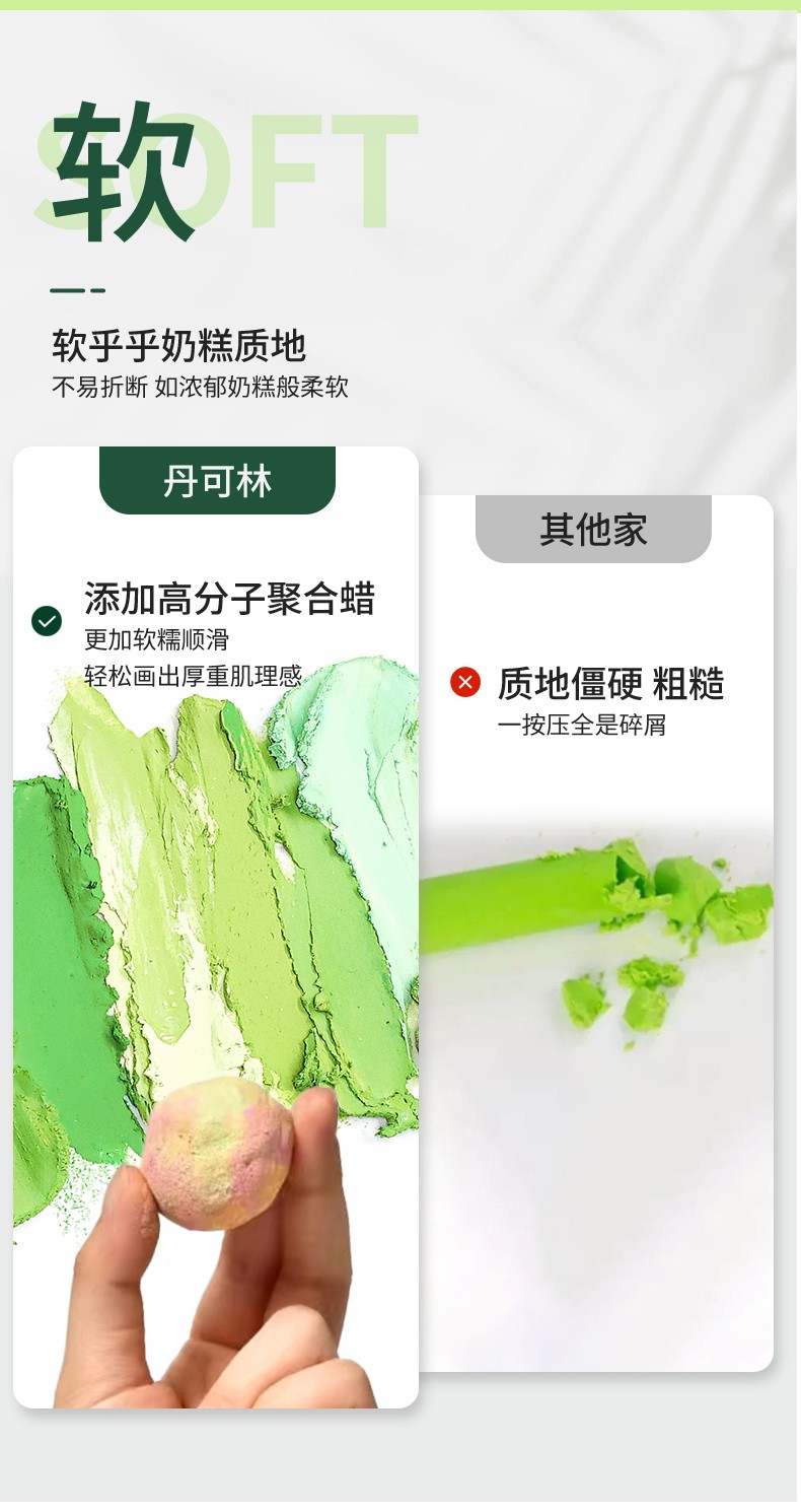 丹可林專業(yè)級超軟重彩油畫棒