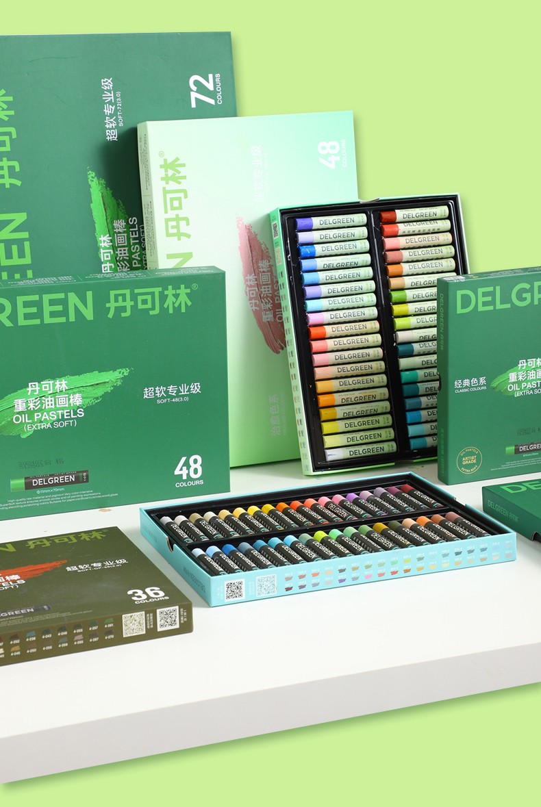 丹可林專業(yè)級超軟重彩油畫棒