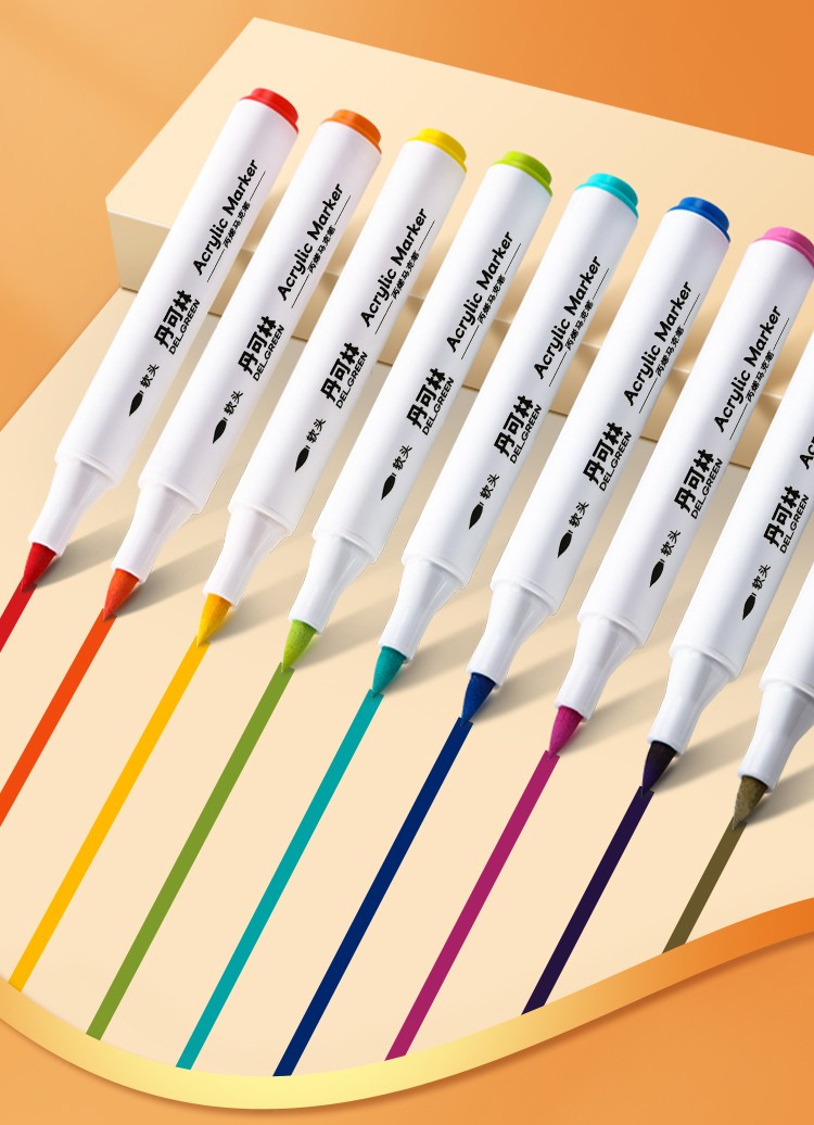 丹可林濃墨丙烯馬克筆24色/36色/48色